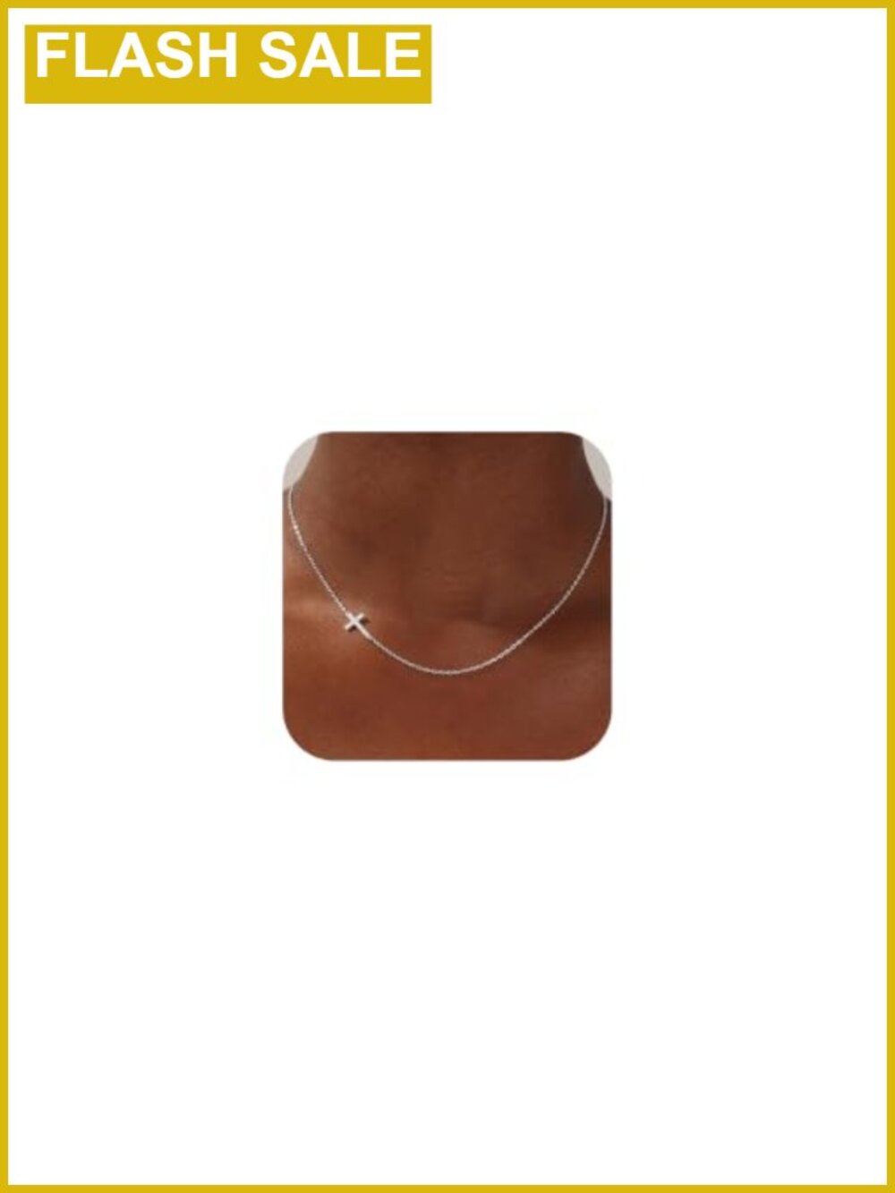 925 Sterling Silver Cross Necklace for Women Silver Plated Pendant Necklace